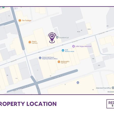 Brand New, 2 Bed 1 Bath, Modern Town Center Apartment, Free Wifi & Netflix By Redwood Stays Aldershot Εξωτερικό φωτογραφία