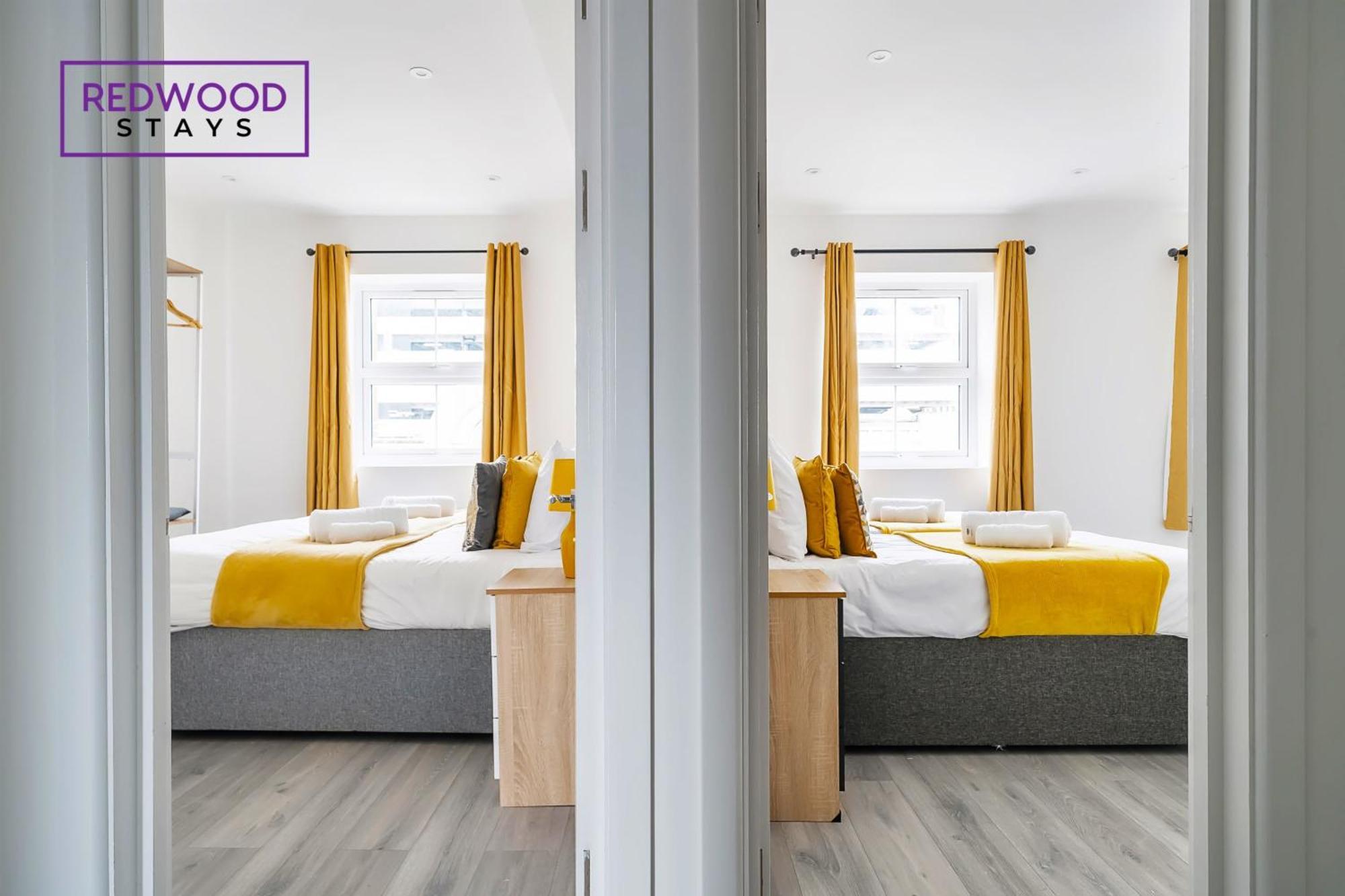 Brand New, 2 Bed 1 Bath, Modern Town Center Apartment, Free Wifi & Netflix By Redwood Stays Aldershot Εξωτερικό φωτογραφία