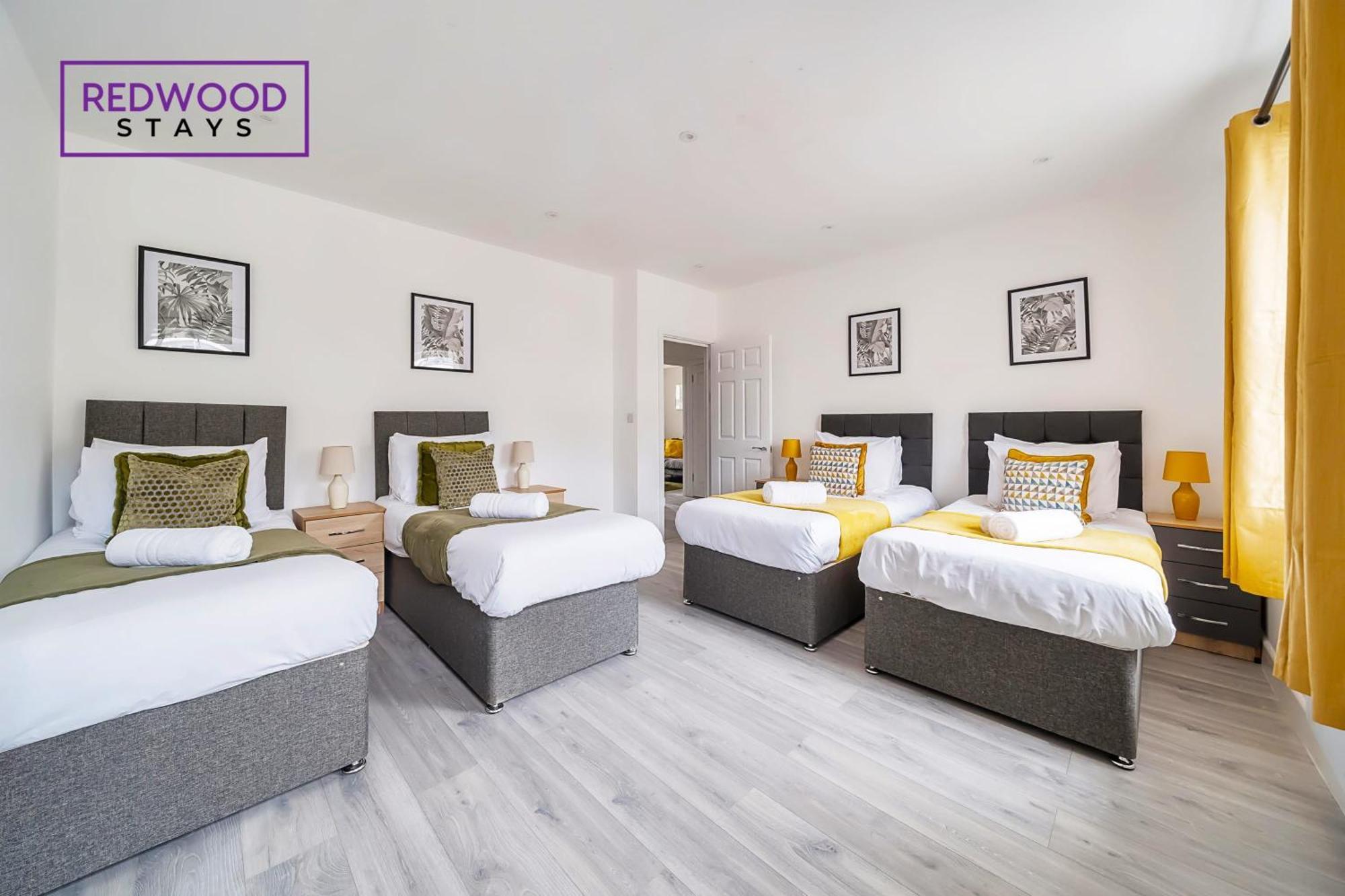 Brand New, 2 Bed 1 Bath, Modern Town Center Apartment, Free Wifi & Netflix By Redwood Stays Aldershot Εξωτερικό φωτογραφία