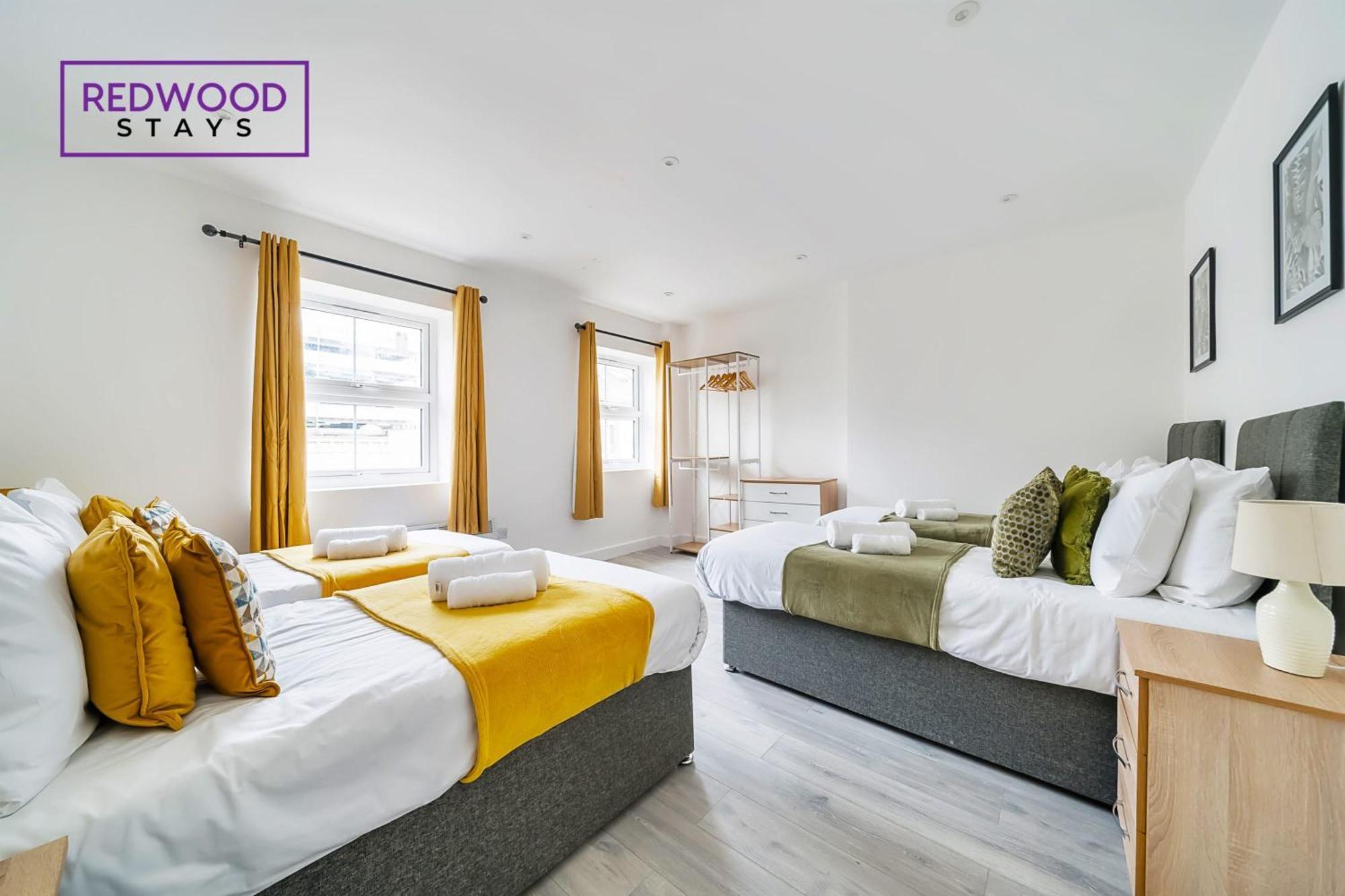 Brand New, 2 Bed 1 Bath, Modern Town Center Apartment, Free Wifi & Netflix By Redwood Stays Aldershot Εξωτερικό φωτογραφία