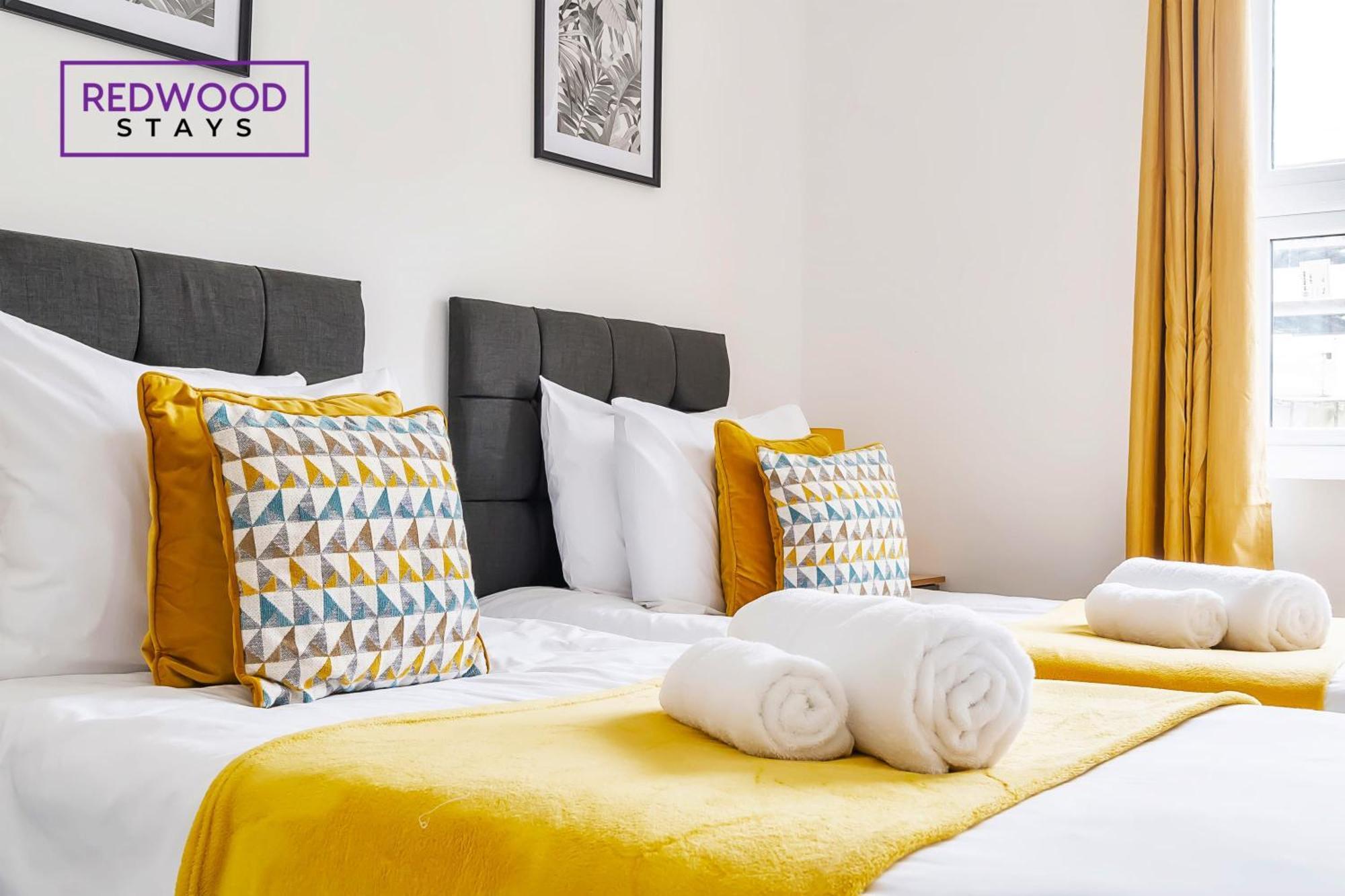 Brand New, 2 Bed 1 Bath, Modern Town Center Apartment, Free Wifi & Netflix By Redwood Stays Aldershot Εξωτερικό φωτογραφία